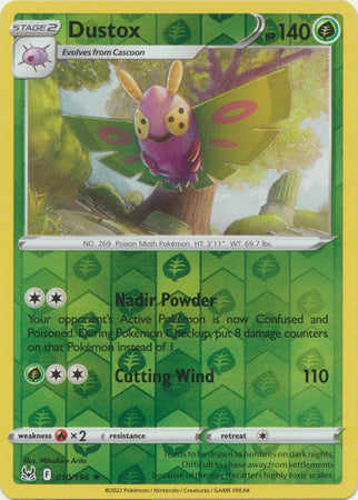 Dustox - 010/196 - Rare - Reverse Holo available at 401 Games Canada