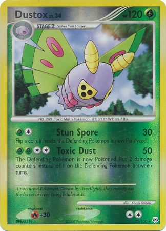 Dustox - 25/130 - Rare - Reverse Holo available at 401 Games Canada