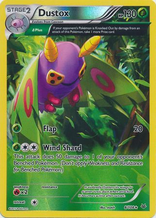 Dustox - 8/108 - Rare - Reverse Holo available at 401 Games Canada