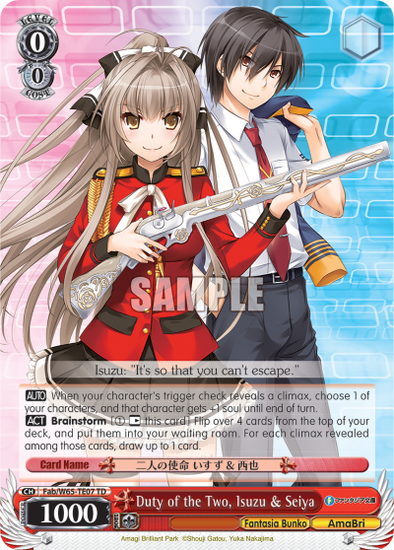 Duty of the Two, Isuzu & Seiya - Fab/W65-TE07 - Trial Deck available at 401 Games Canada