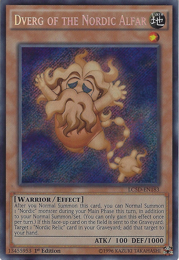 Dverg of the Nordic Alfar - LC5D-EN183 - Secret Rare - 1st Edition available at 401 Games Canada