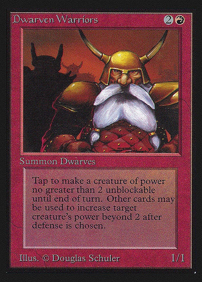 Dwarven Warriors (CED) is available at 401 Games Canada, Canada's Source for Magic: The Gathering Singles!
