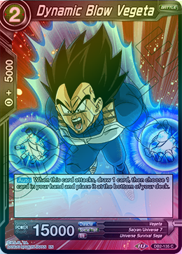 Dynamic Blow Vegeta - DB2-135 - Common (FOIL) available at 401 Games Canada