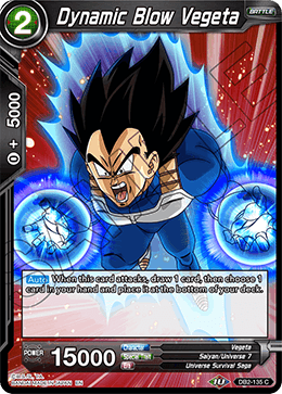 Dynamic Blow Vegeta - DB2-135 - Common available at 401 Games Canada