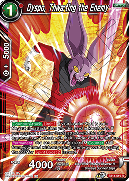 Dyspo, Thwarting the Enemy - BT14-019 - Rare available at 401 Games Canada