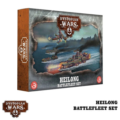 Dystopian Wars - Celestian Empire - Heilong Battlefleet Set available at 401 Games Canada