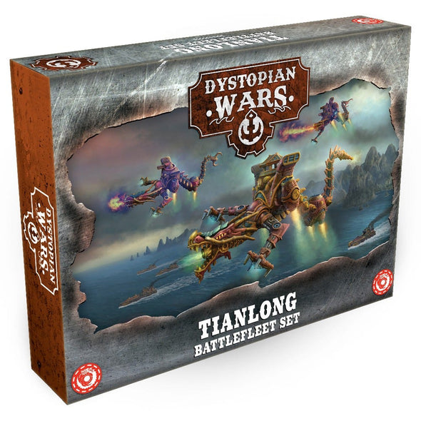 Dystopian Wars - Celestian Empire - Tianlong Battlefleet Set available at 401 Games Canada