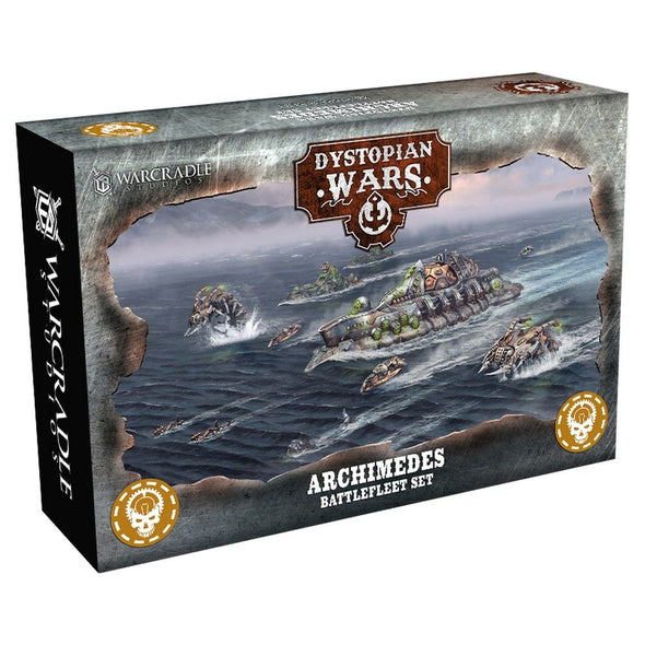 Dystopian Wars - Covenant of the Enlightened - Archimedes Battlefleet Set available at 401 Games Canada