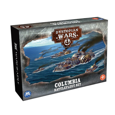 Dystopian Wars - Multi-Faction - Columbia Battlefleet Set available at 401 Games Canada