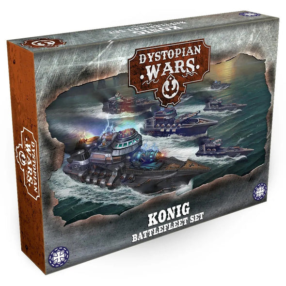 Dystopian Wars - Prussian Imperium - Konig Battlefleet Set available at 401 Games Canada