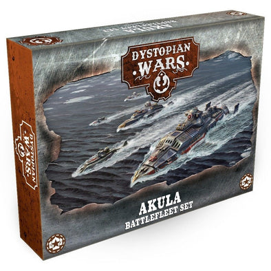 Dystopian Wars - Russian Commonwealth - Akula Battlefleet Set available at 401 Games Canada