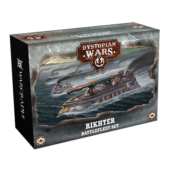 Dystopian Wars - Russian Commonwealth - Rikhter Battlefleet Set available at 401 Games Canada