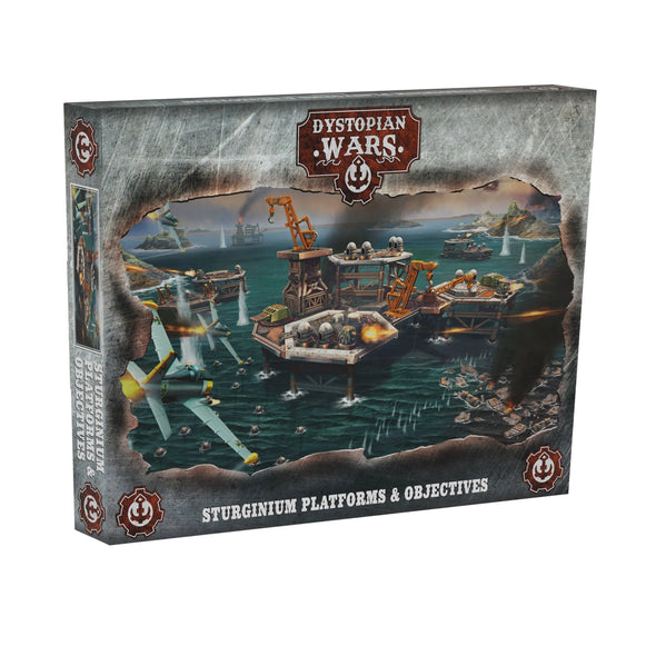 Dystopian Wars - Sturginium Platforms & Objectives Set available at 401 Games Canada