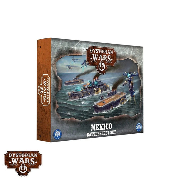 Dystopian Wars - Union of Federated States - Mexico Battlefleet Set available at 401 Games Canada