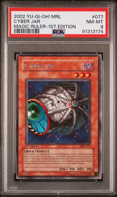 CYBER JAR (077) - YUGIOH MRL-MAGIC RULER - MAGIC RULER-1ST EDITION - NM-MT 8