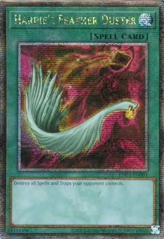 Harpie's Feather Duster - EDC1-EN001 - Quarter Century Secret Rare