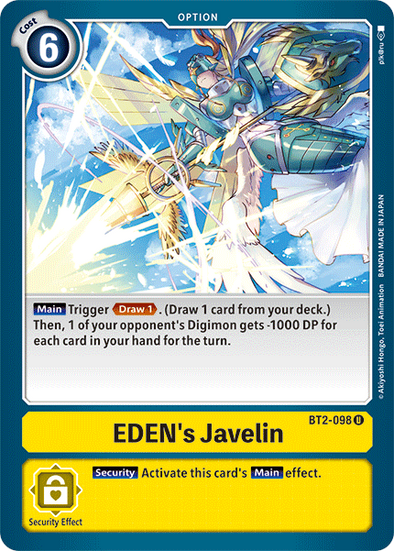 EDEN's Javelin - BT2-098 - Uncommon available at 401 Games Canada