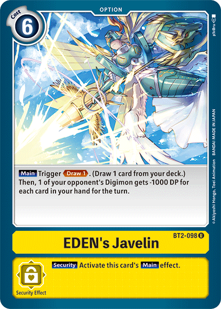 EDEN's Javelin - BT2-098 - Uncommon available at 401 Games Canada