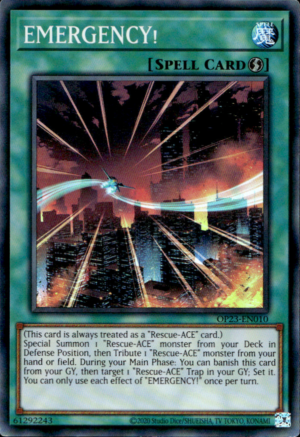 EMERGENCY! - OP23-EN010 - Super Rare - Unlimited