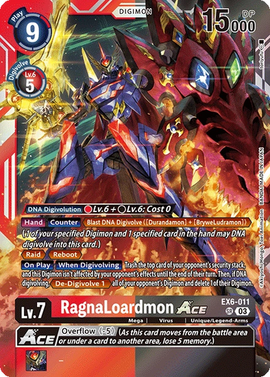 RagnaLoardmon ACE - EX6-011 - Super Rare