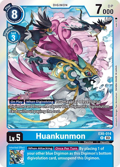 Huankunmon - EX6-014 - Rare