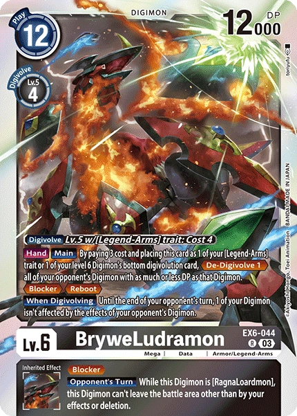 BryweLudramon - EX6-044 - Rare