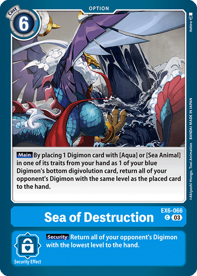 Sea of Destruction - EX6-066 - Common