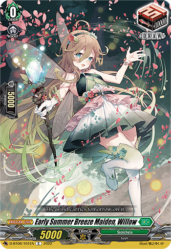Early Summer Breeze Maiden, Willow - D-BT06/101 - Common available at 401 Games Canada