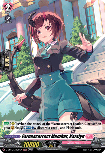 Earnescorrect Member, Katalyn - D-LBT01/H05 - Holo Rare available at 401 Games Canada