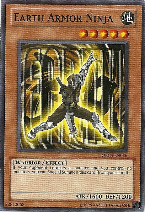 Earth Armor Ninja - ORCS-EN016 - Common - Unlimited available at 401 Games Canada