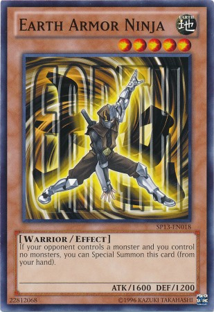 Earth Armor Ninja - SP13-EN018 - Starfoil Rare - Unlimited available at 401 Games Canada