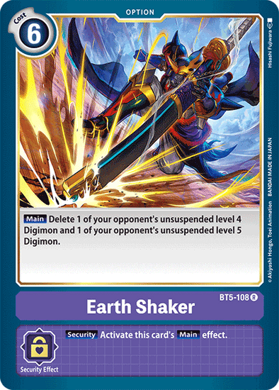 Earth Shaker - BT5-108 - Rare available at 401 Games Canada