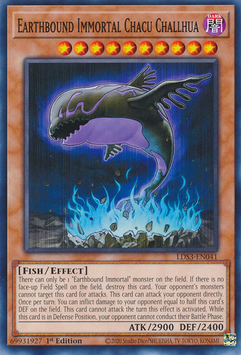 Earthbound Immortal Chacu Challhua - LDS3-EN041 - Common - 1st Edition available at 401 Games Canada