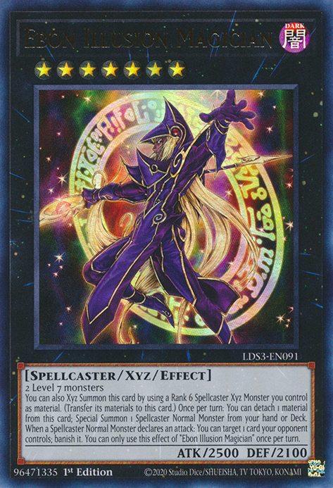 Ebon Illusion Magician - LDS3-EN091 - Ultra Rare - 1st Edition available at 401 Games Canada