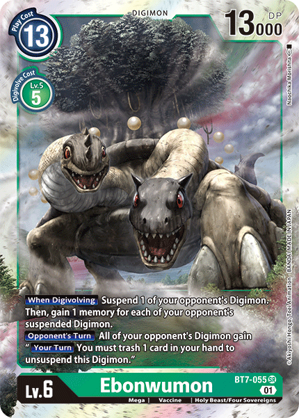 Ebonwumon - BT7-055 - Super Rare available at 401 Games Canada