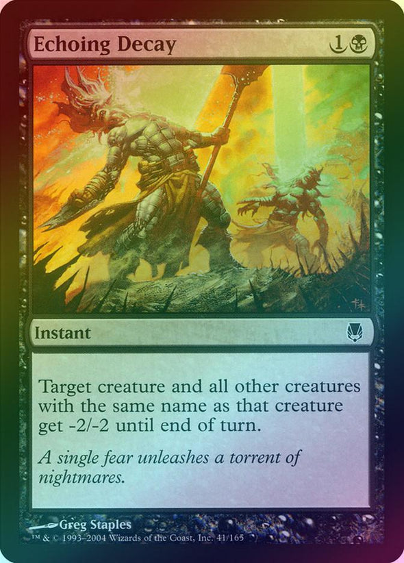 Echoing Decay (Foil) (DST)