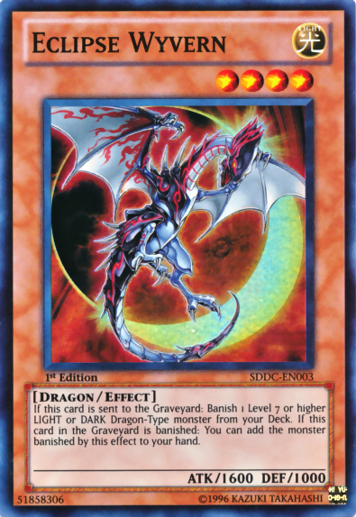 Eclipse Wyvern - SDDC-EN003 - Super Rare - 1st Edition available at 401 Games Canada