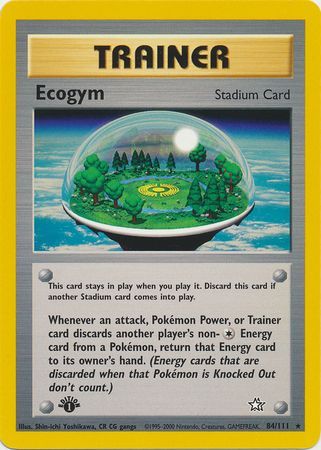 Ecogym - 84/111 - Rare - 1st Edition available at 401 Games Canada