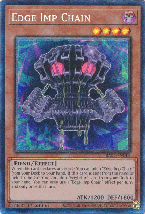 Edge Imp Chain (PCR) - RA04-EN014 - Prismatic Collector's Rare - 1st Edition