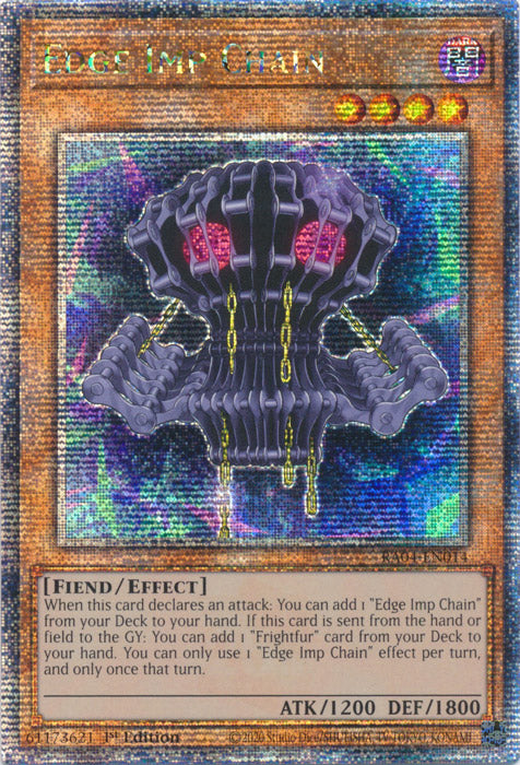 Edge Imp Chain - RA04-EN014 - Quarter Century Secret Rare - 1st Edition