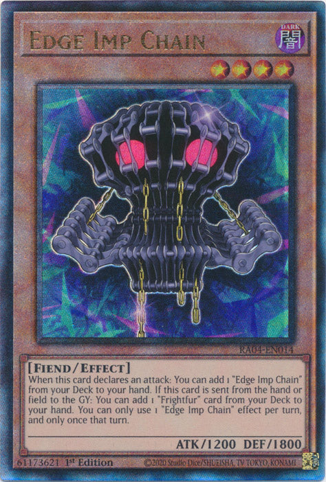 Edge Imp Chain (PUR) - RA04-EN014 - Prismatic Ultimate Rare - 1st Edition