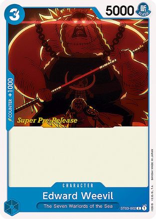 Edward Weevil (Super Pre-Release) - ST03-002 - Common available at 401 Games Canada