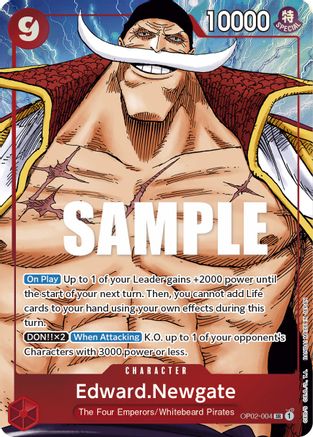 Edward.Newgate (Alternate Art) - OP02-004 - Super Rare available at 401 Games Canada