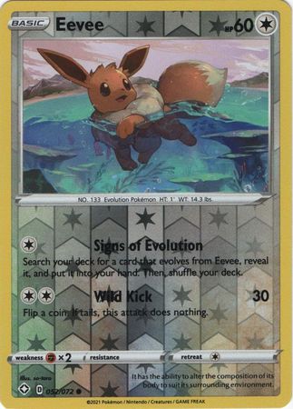 Eevee - 052/072 - Common - Reverse Holo available at 401 Games Canada