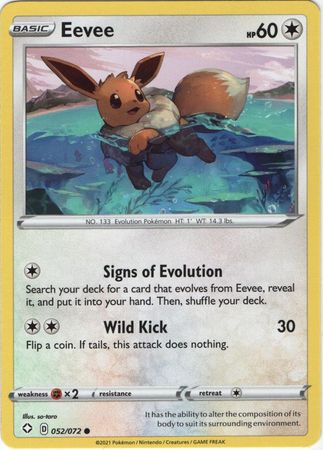 Eevee - 052/072 - Common available at 401 Games Canada