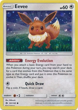 Eevee - 101/149 - Holo Promo (Cosmos Holo) available at 401 Games Canada