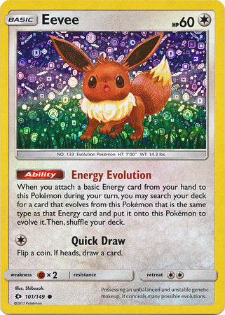 Eevee - 101/149 - Sequin Holo - Promo available at 401 Games Canada