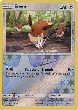 Eevee - 105/156 - Common - Reverse Holo available at 401 Games Canada