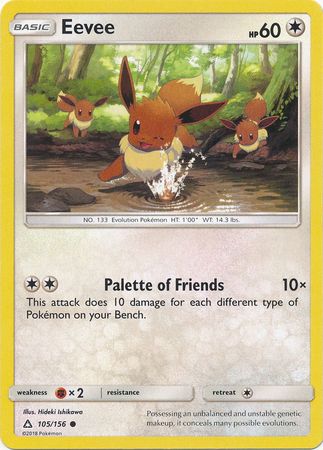 Eevee - 105/156 - Common available at 401 Games Canada