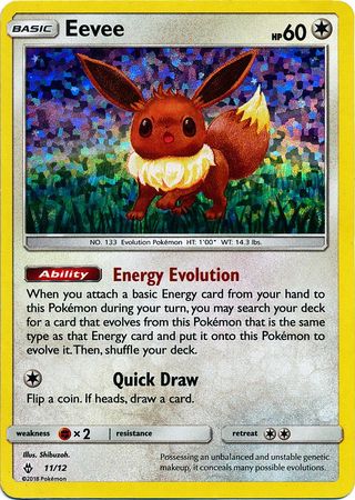 Eevee - 11/12 - McDonald's Holo - Promo available at 401 Games Canada